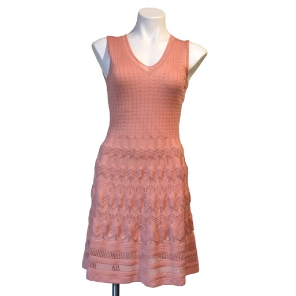 M Missoni Pink Knit Dress 